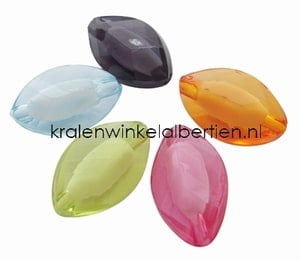 10 acryl kralen kleurenmix nr.10 19mm