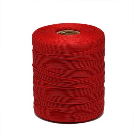 Polyester waxkoord 1mm rood