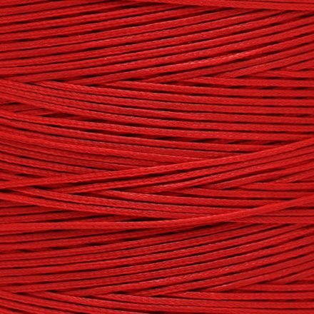 Polyester waxkoord 1mm rood