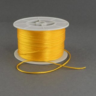 Nylon koord goud geel 1mm