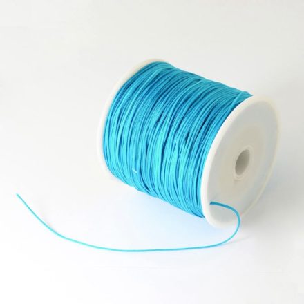 Nylon koord neon blauw 0.7mm