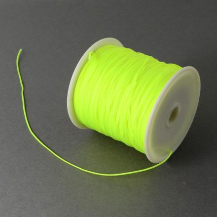 Nylon koord neon geel 0.7mm