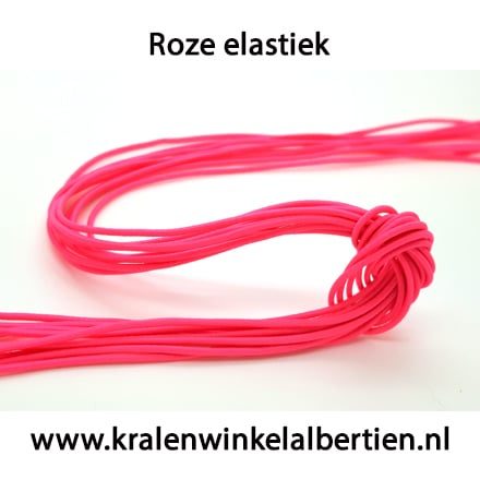 elastisch nylon roze