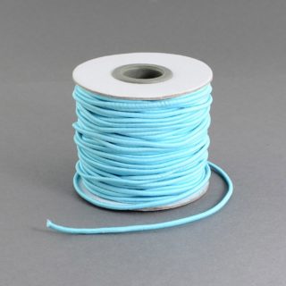 elastisch nylondraad lichtblauw 1mm goedkoop elastiek