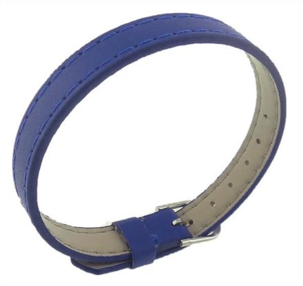 Pu leren armbanden armband goedkoop blauw blauwe leer horloge sluitng verstelbaar met naam