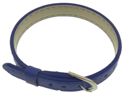 Pu leren armbanden armband goedkoop blauw blauwe leer horloge sluitng verstelbaar met naam