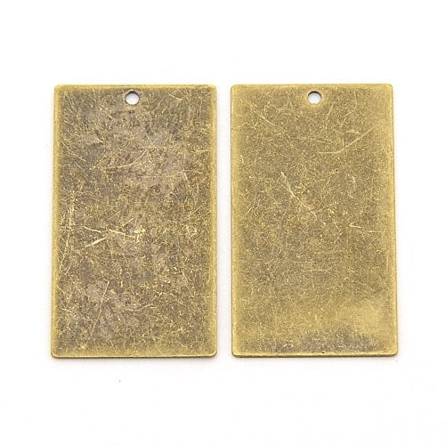 Metalen tag brons slagstempelen