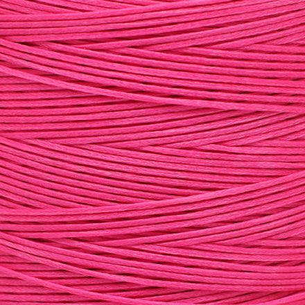 Polyester plat waxkoord roze 1mm