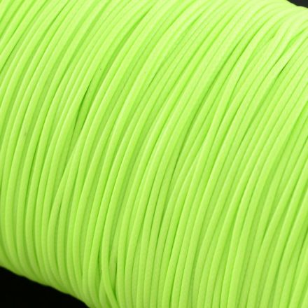 Polyester waxkoord fluor groen 1mm neon