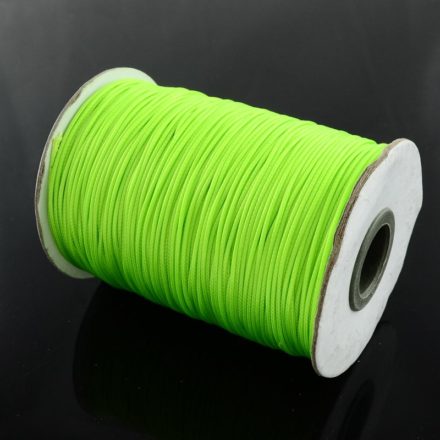 Polyester waxkoord lime groen