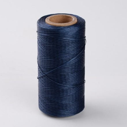 Rol waxkoord navy blauw 1mm