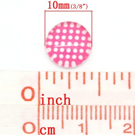 10mm cabochon stippen