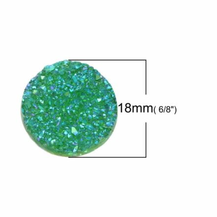 18mm cabochon druzy