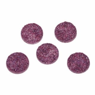 Cabochon paars roze 12mm