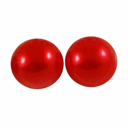 Cabochon parel rood 12mm