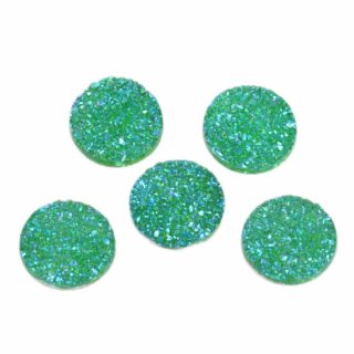 Druzy cabochon 18mm groen