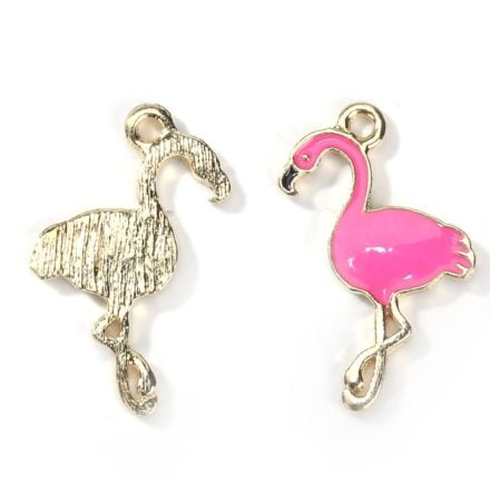 Flamingo bedel roze goud