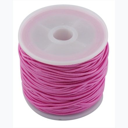 Rolletje elastiek roze 1mm