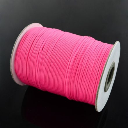 Polyester waxkoord neon roze