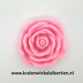 Bloem kralen roze roos