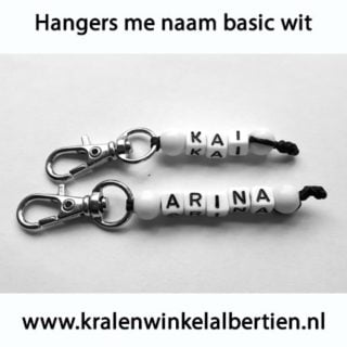 sleutelhanger namen tas jas letterkralen