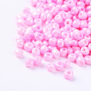 rocailles kraaltjes 4mm roze seed beads