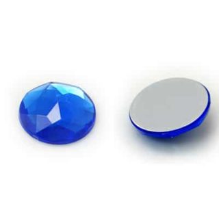 cabochon strass blauw plak steentjes