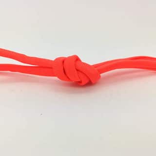 Elastisch lint koord neon oranje zelf armbandjes maken 5mm