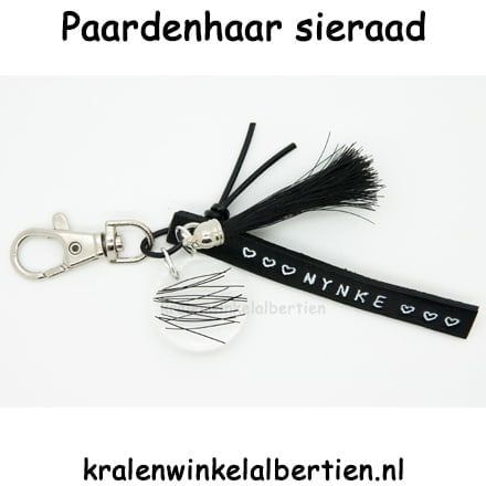 Sleutelhanger paarden haar zelf maken of kopen