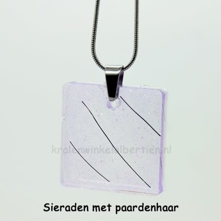 Paardenhaar ketting kado kerst sinterklaas moederdag