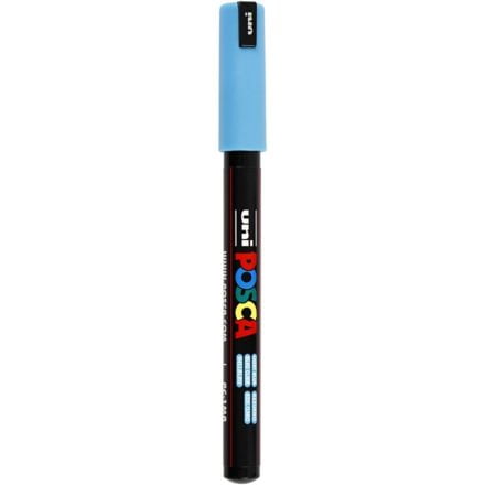 Uni posca marker 0.7mm licht blauw