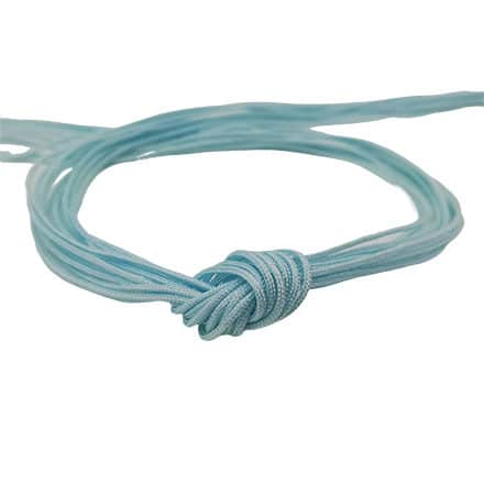 Nylon koord licht blauw 0.8mm macramé