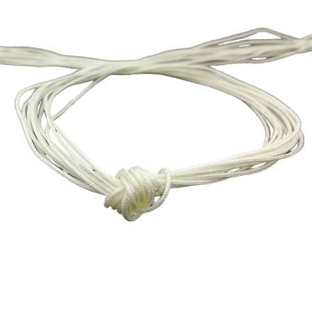 Nylon draad 0.8mm ivory wit