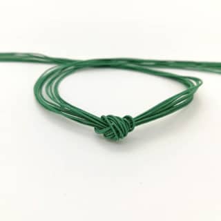 Elastisch koord groen sos naam armbandjes maken
