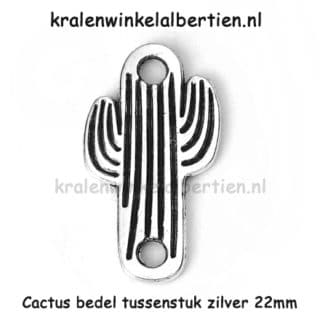 Zilveren cactussen connectors bedeltje armbandjes maken