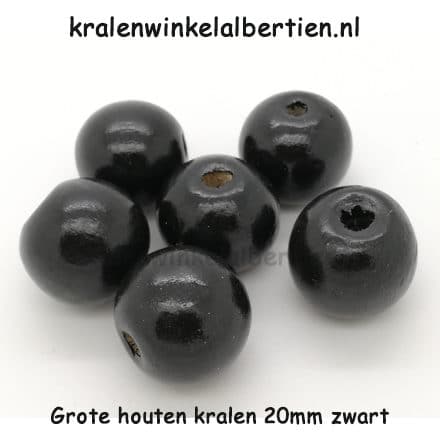 Kraal hout groot 20mm kralen houten sieraden rijgen