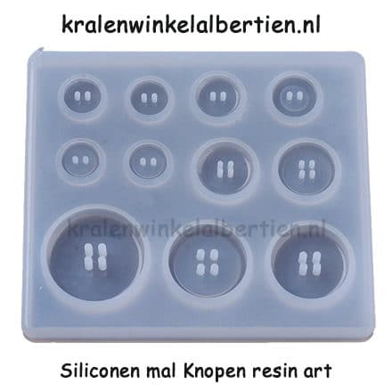 Zelf knoopjtes maken silicone mallen epoxy hars