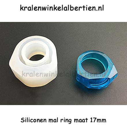 Ringen mal zelf maken silicone maat 17mm epoxy giethars