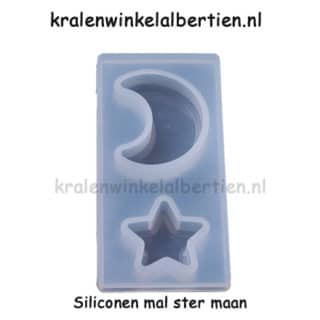 Silicone mallen cabochon maan sterretje hars sieraden