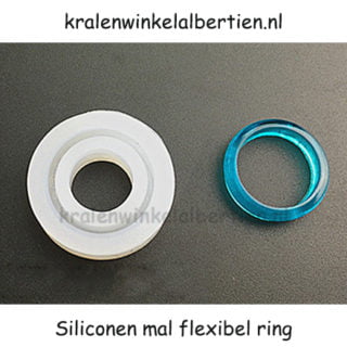 Silicone mal transparant ringen resin art diy sieraden maken hars