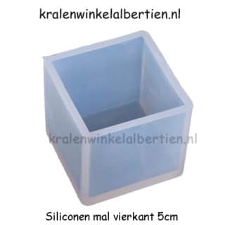 Silicone kubus mallen epoxy giethars resin art zelf maken