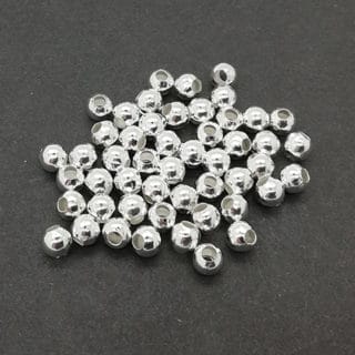 5mm kraal zilver metaal sieraden maken