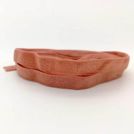 Bruin elastiek lint 1cm breed armbanden zelf make DIY