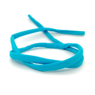 Elastisch ibiza lint elastiek koord blauw 5mm gestikt sieraden maken