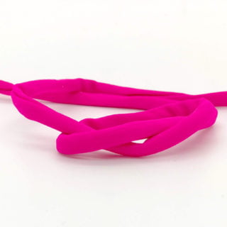 Elastisch lint sieraden maken fuchsia roze bedel armband