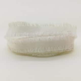 Ruche elastiek koord breed 1.5cm wit armbanden zelf maken DIY trends