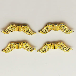Vleugel kralen goud sieraden maken engeltjes poppetjes sleutelhanger