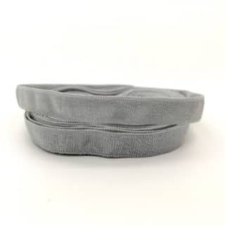 Elastiek lint koord zilver grijs 1cm breed armbanden zelf maken DIY
