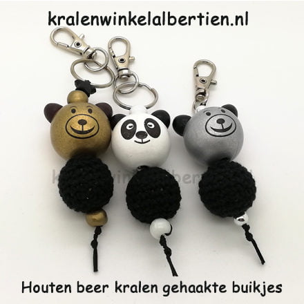 Beren en panda gehaakt zelf maken niet kunnen haken kraal