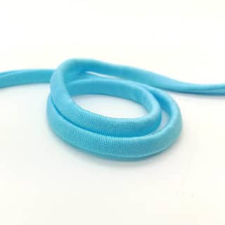 Baby licht blauw elastische armbandjes zelf maken gestikt rond 5mm